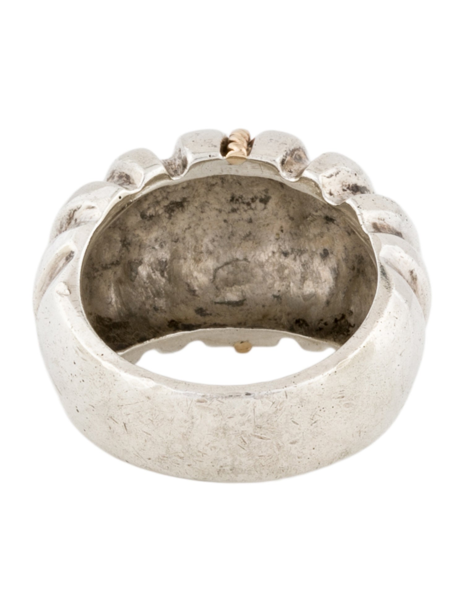 Ring Two-Tone Dome Ring